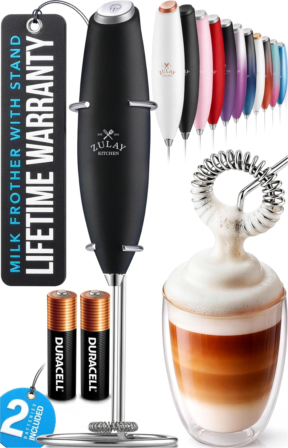 Zulay Handheld Milk Frother